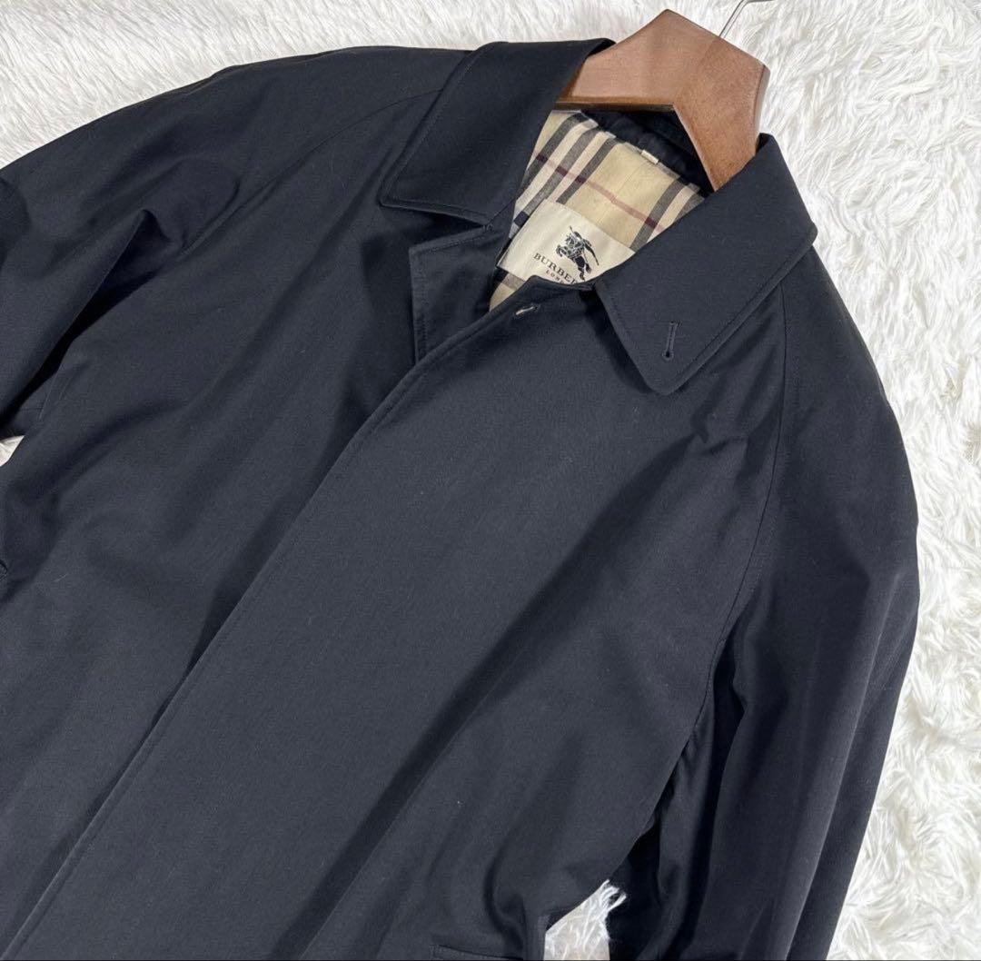 【ロンドン購入】バーバリーロンドン ステンカラーコート ノバチェック 50