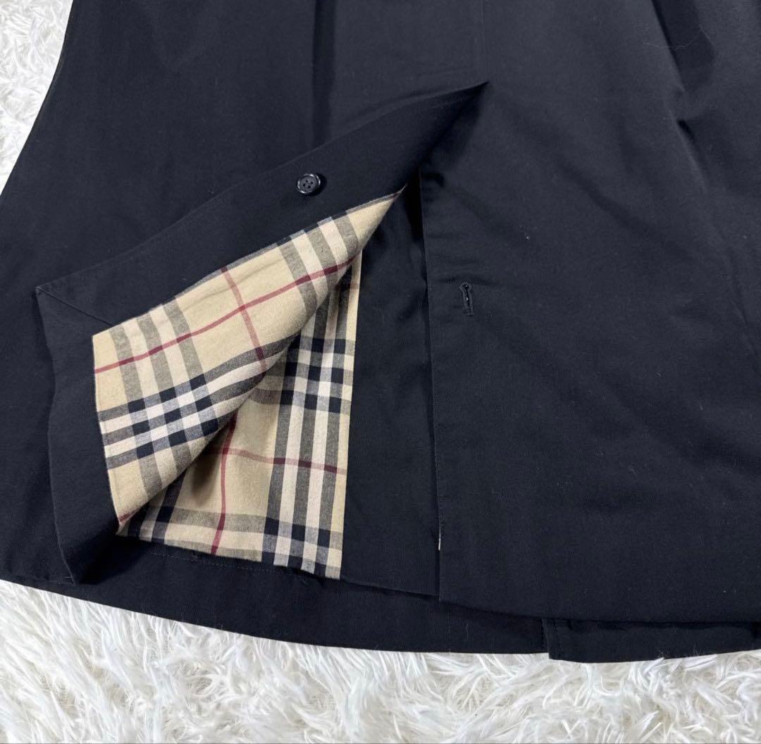 【ロンドン購入】バーバリーロンドン ステンカラーコート ノバチェック 50