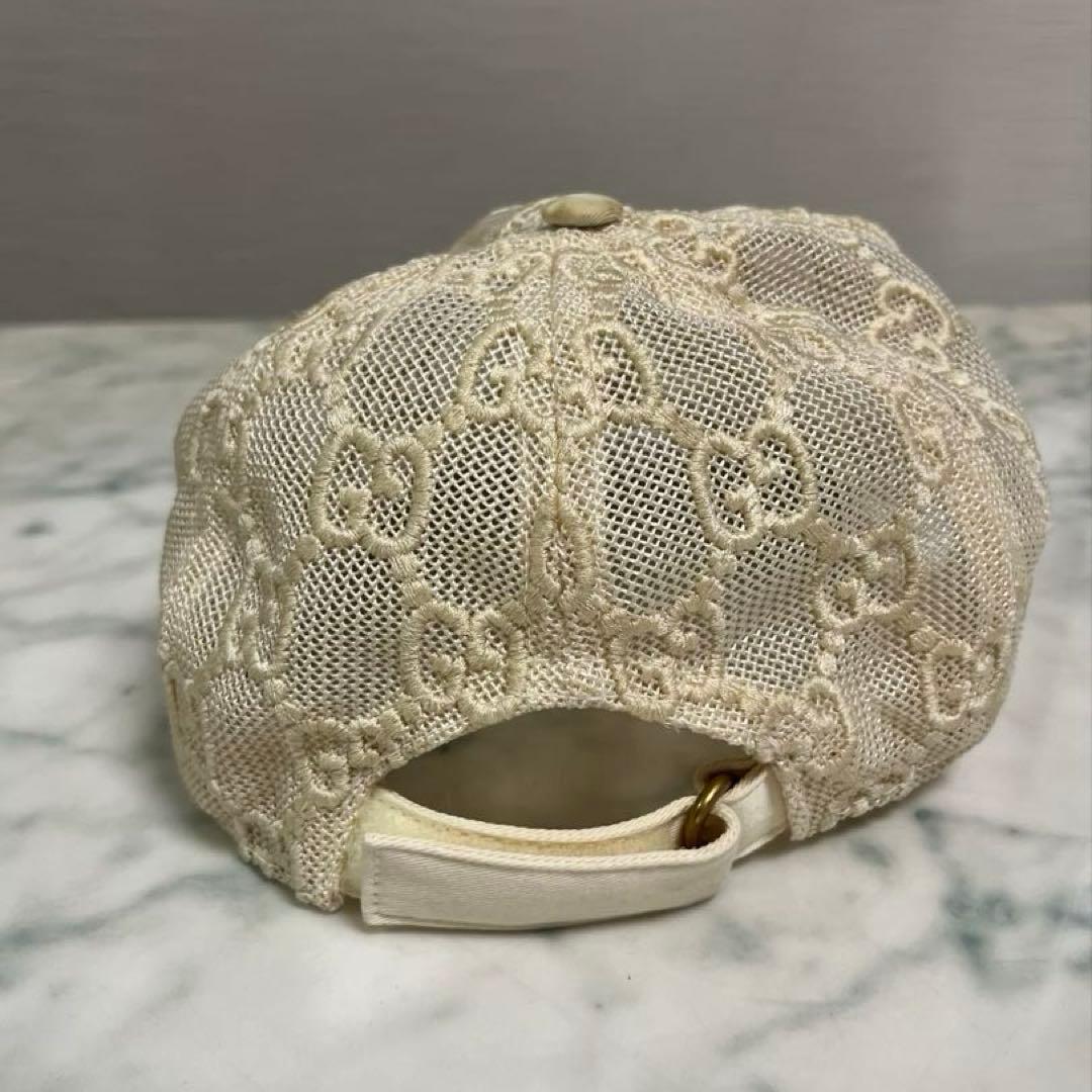 GUCCI グッチ 579155 GGエンブロイダリー ベースボールキャップ