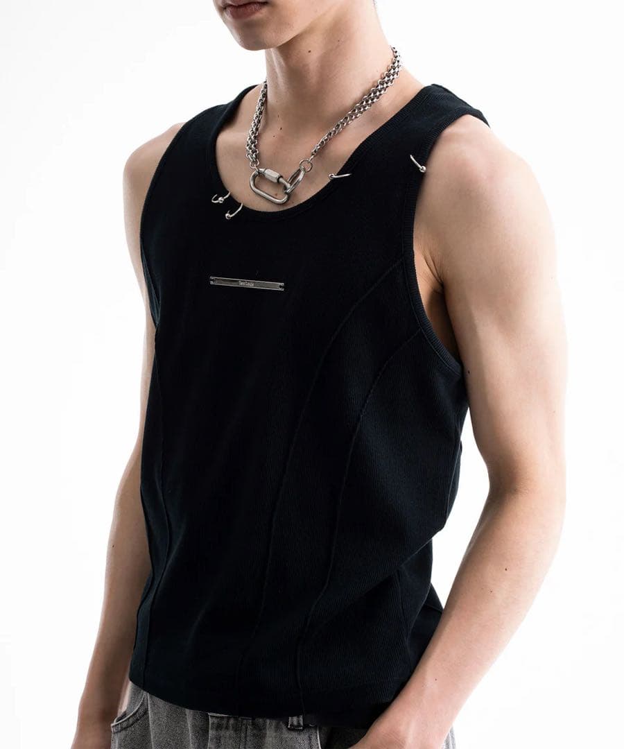 【即完売】Neck Piercing Tank Top