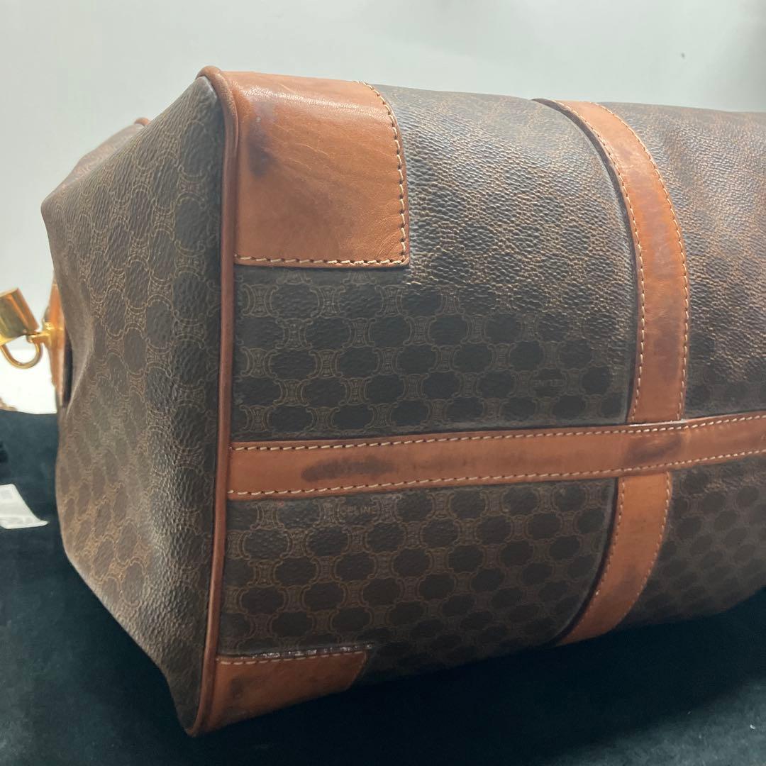 【CELINE】セリーヌ ボストンバッグ PVC レザー 鍵付き 大容量