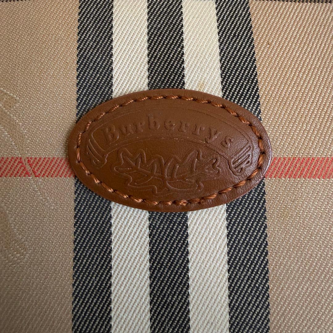 バーバリーズ　ミニボストンバッグ　2way ノバチェック　シャドーホース