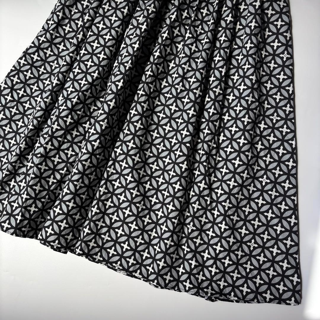 美品　完売　DRESSTERIOR オーバーラップサークルコンビワンピース 36