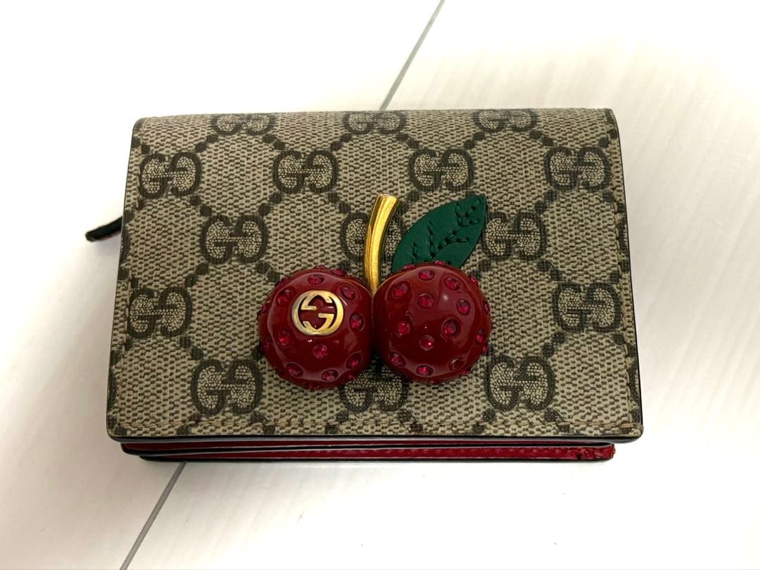 GUCCI 財布 GG チェリー