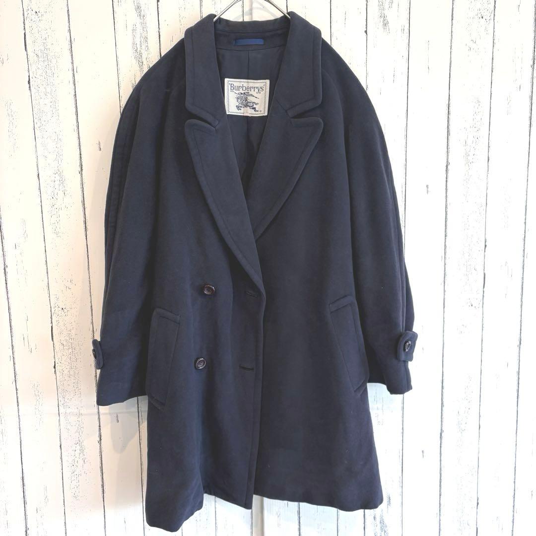 バーバリーズ 90s カシミヤブレンド オールド ダブル チェスターコート