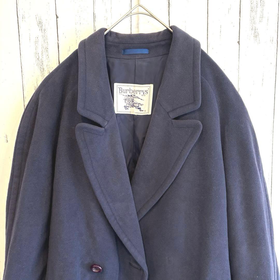 バーバリーズ 90s カシミヤブレンド オールド ダブル チェスターコート