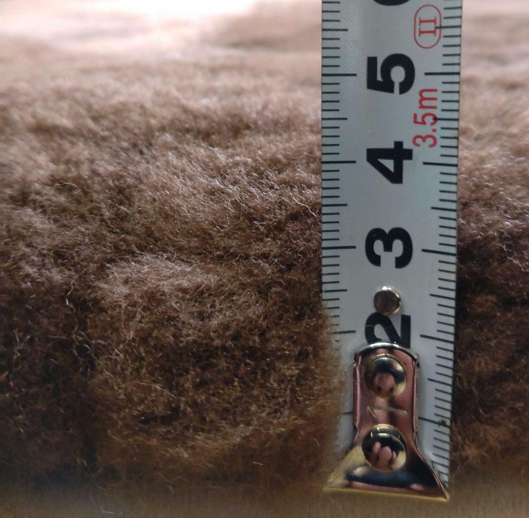 オーストラリア原皮・高密度Naturalムートンシーツ　（シングル）28㍉タイプ