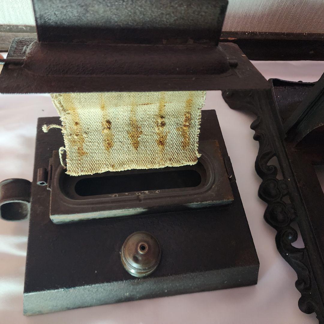 アンティーク 鋳物 アイロンストーブ クッキングストーブ 動作品 ビンテージ