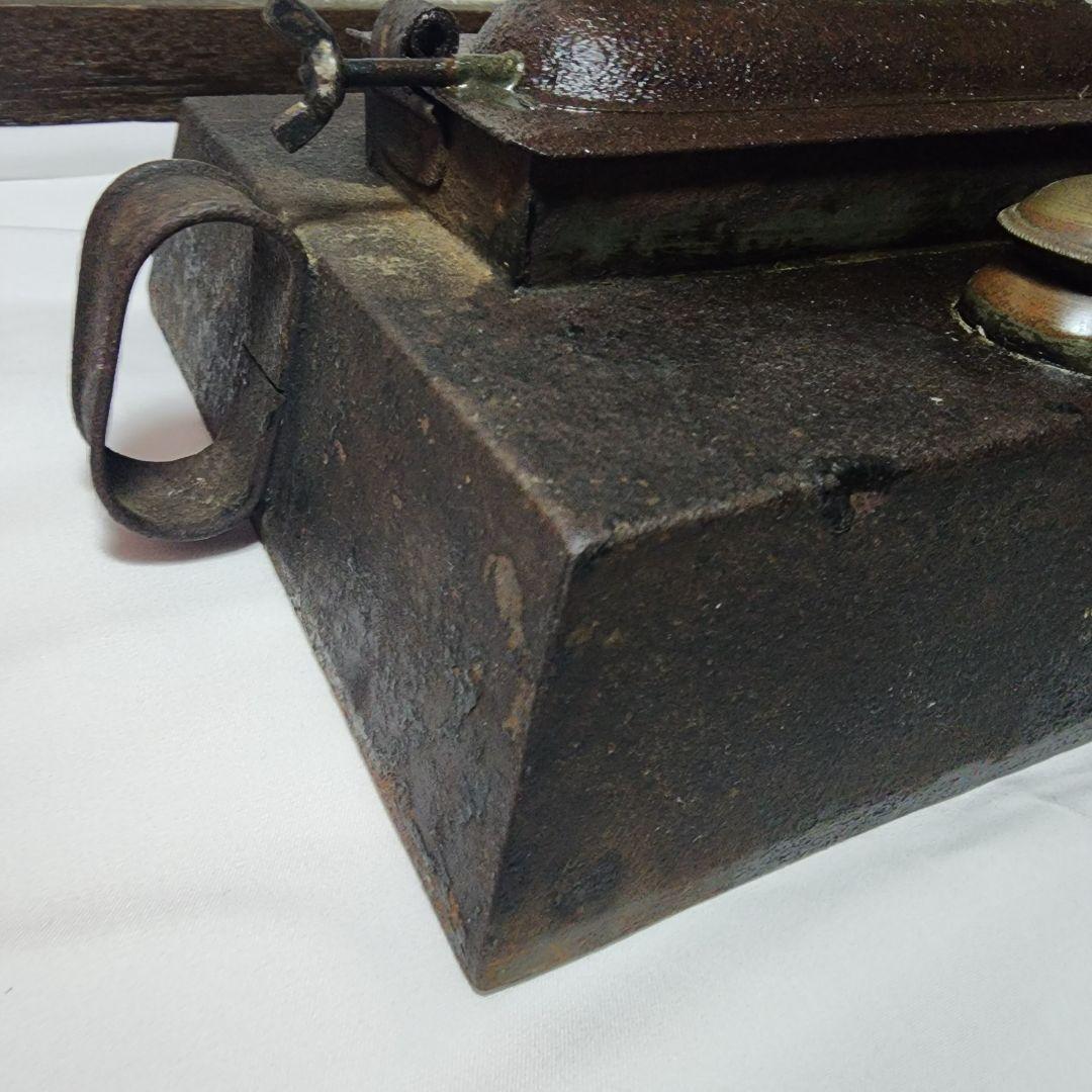 アンティーク 鋳物 アイロンストーブ クッキングストーブ 動作品 ビンテージ