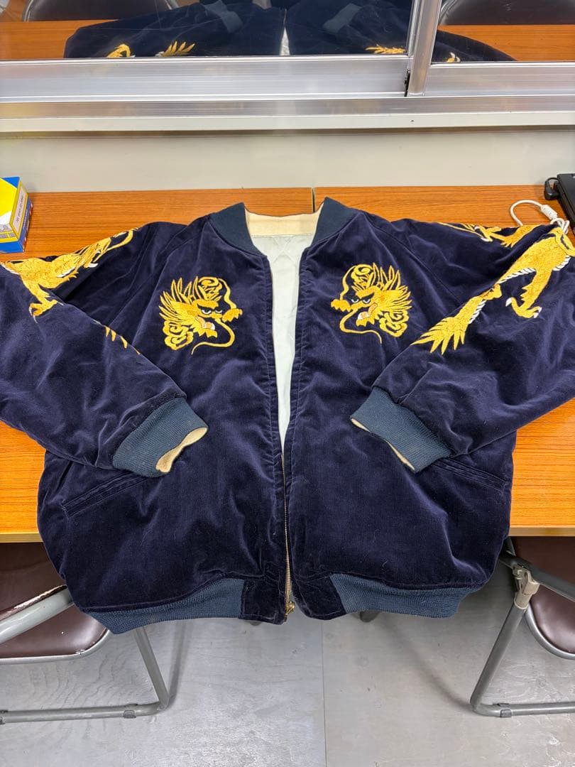 ウエアハウス　スカジャン　別珍紺　42