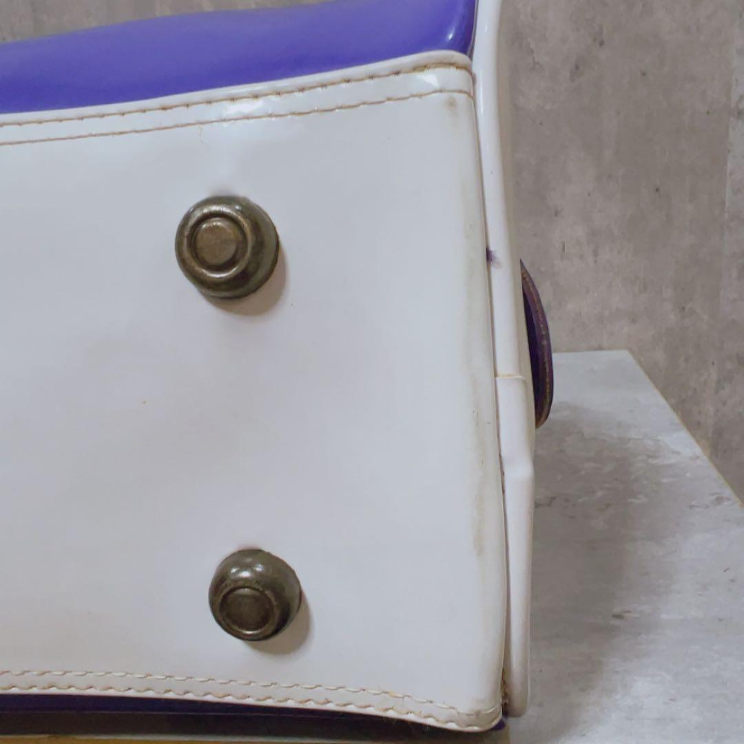 ヴィンテージ adidas アディダス エナメル ボストンバッグ ハンドバッグ