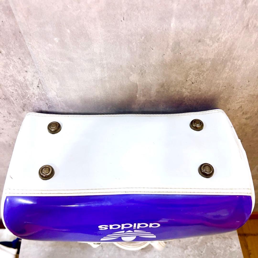 ヴィンテージ adidas アディダス エナメル ボストンバッグ ハンドバッグ