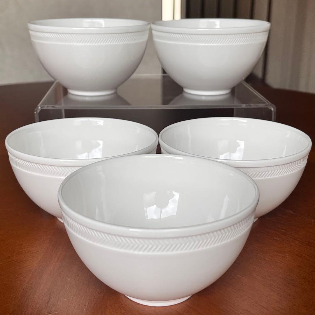 【レア美品】ウェッジウッド★ナイト＆デイ★ライスボウル（お茶碗）3個