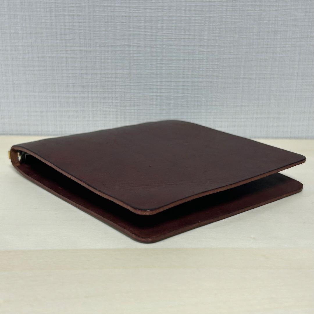 日本製 plotter ミニ5スクエアサイズ（5穴） ワイン リフィルセット