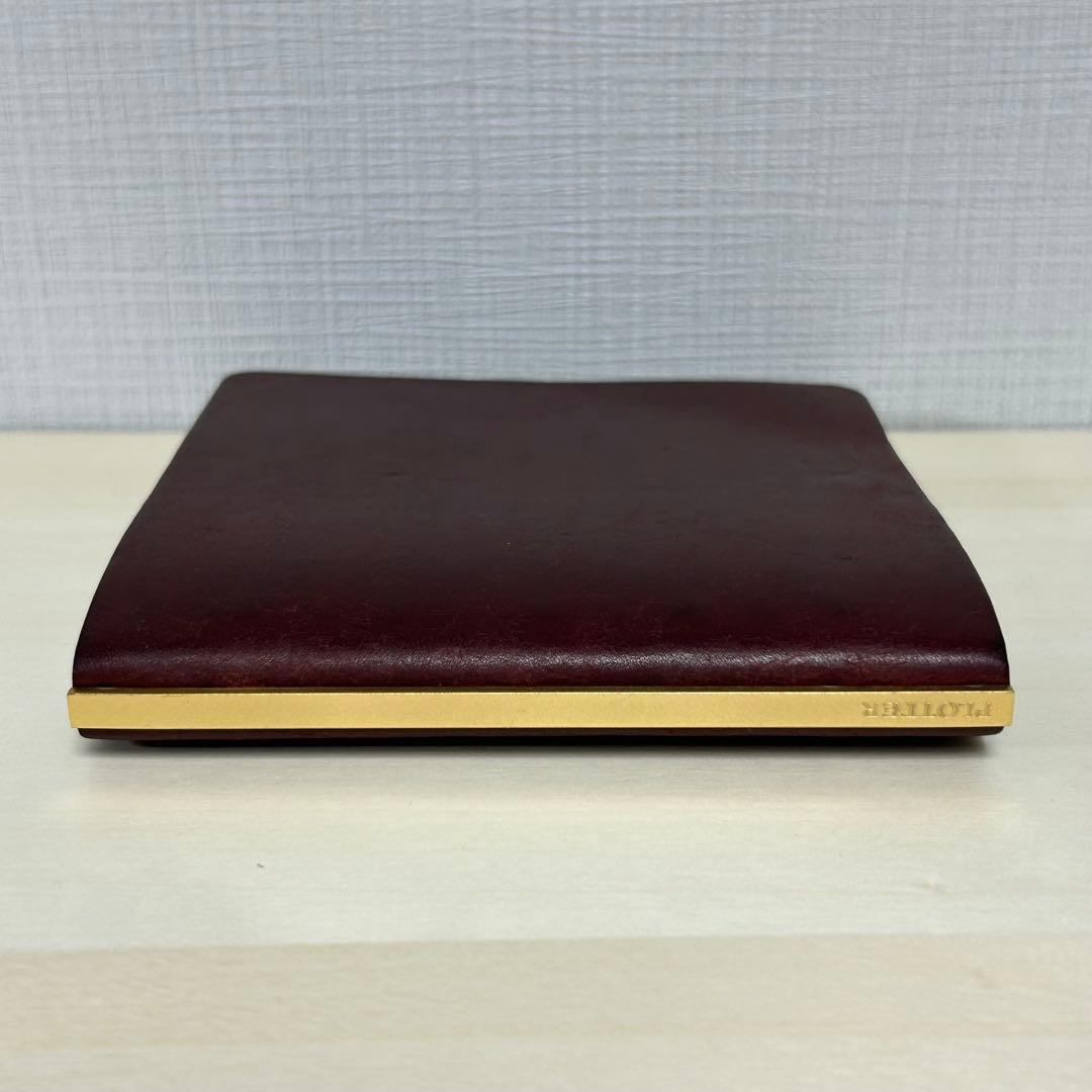 日本製 plotter ミニ5スクエアサイズ（5穴） ワイン リフィルセット