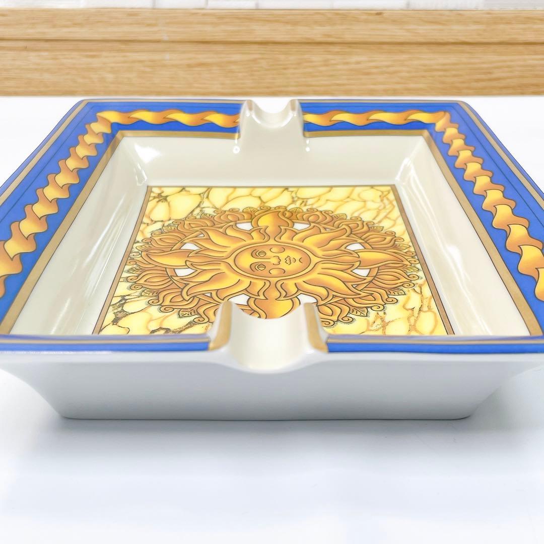 ✨極美品✨ HERMES アッシュトレイ 太陽 灰皿 アクセサリー 陶器