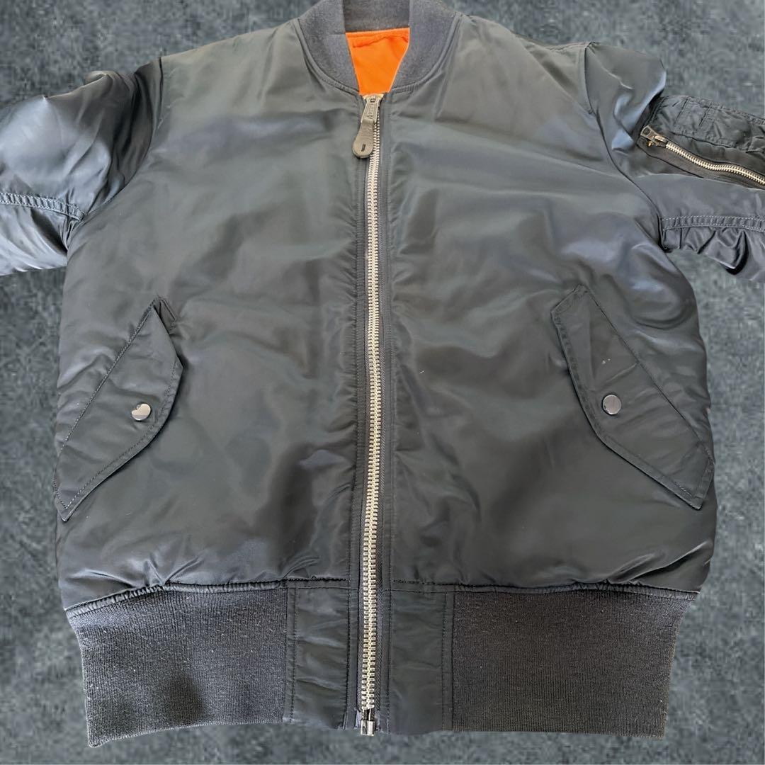 80s 90s USA製　ALPHA MA-1 フライトジャケット リバーシブル