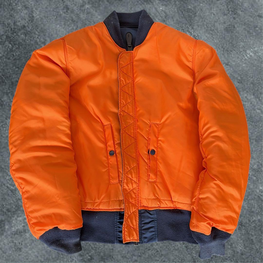 80s 90s USA製　ALPHA MA-1 フライトジャケット リバーシブル