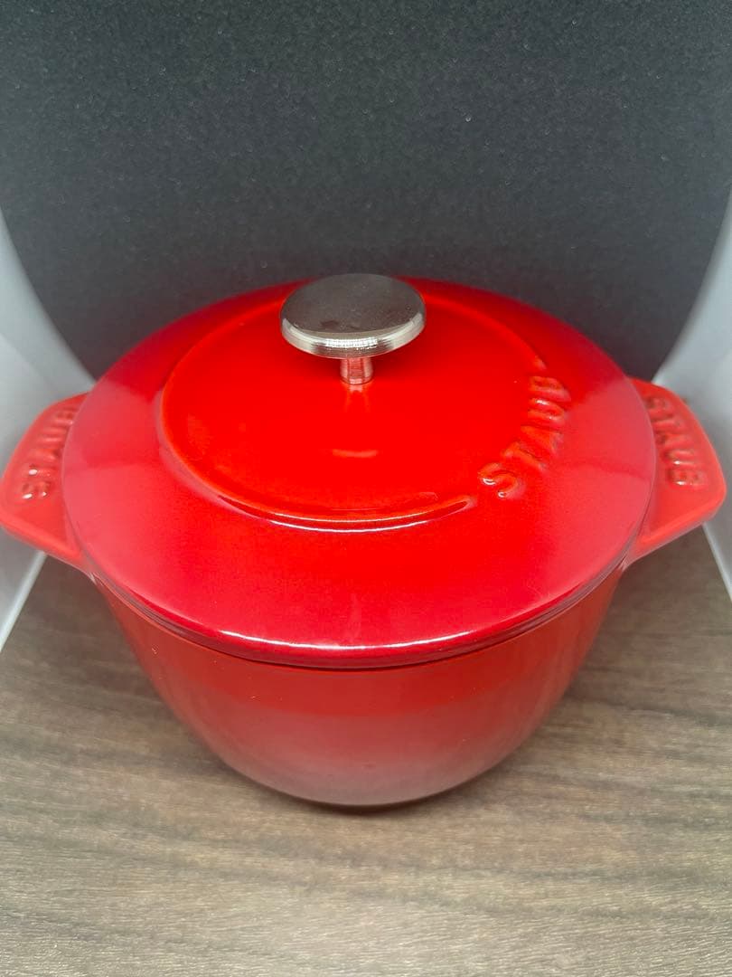 達*ん様 美品！ストウブ　ラココットｄｅGOHAN チェリーS 1合炊き