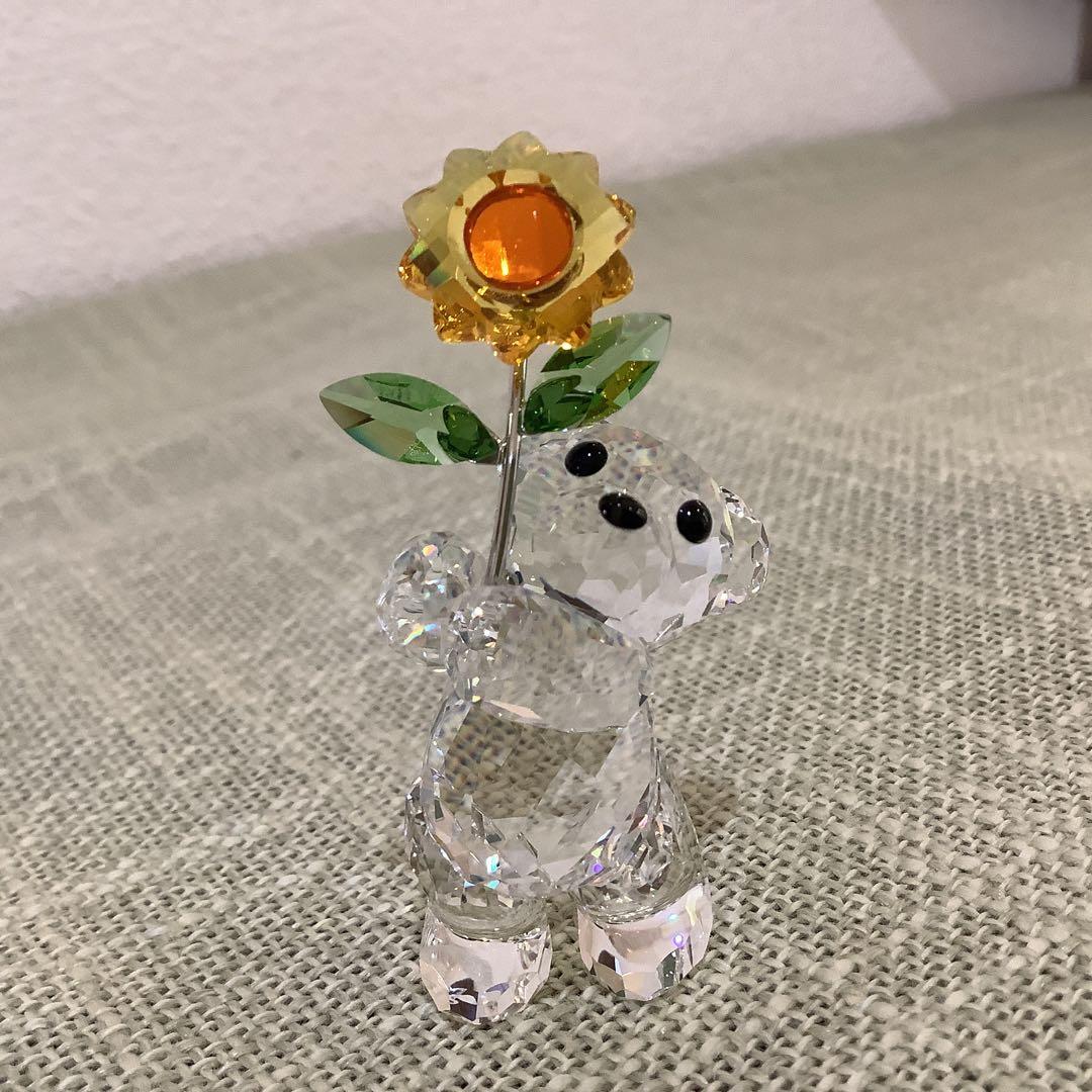 Swarovski クリスタル　クリスベア　ひまわり