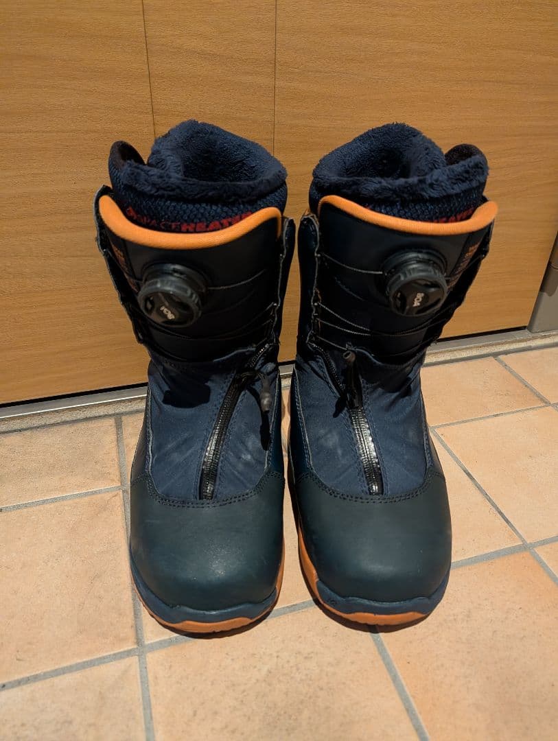 K2 スノーボードブーツ 女性用 ネイビー/オレンジ