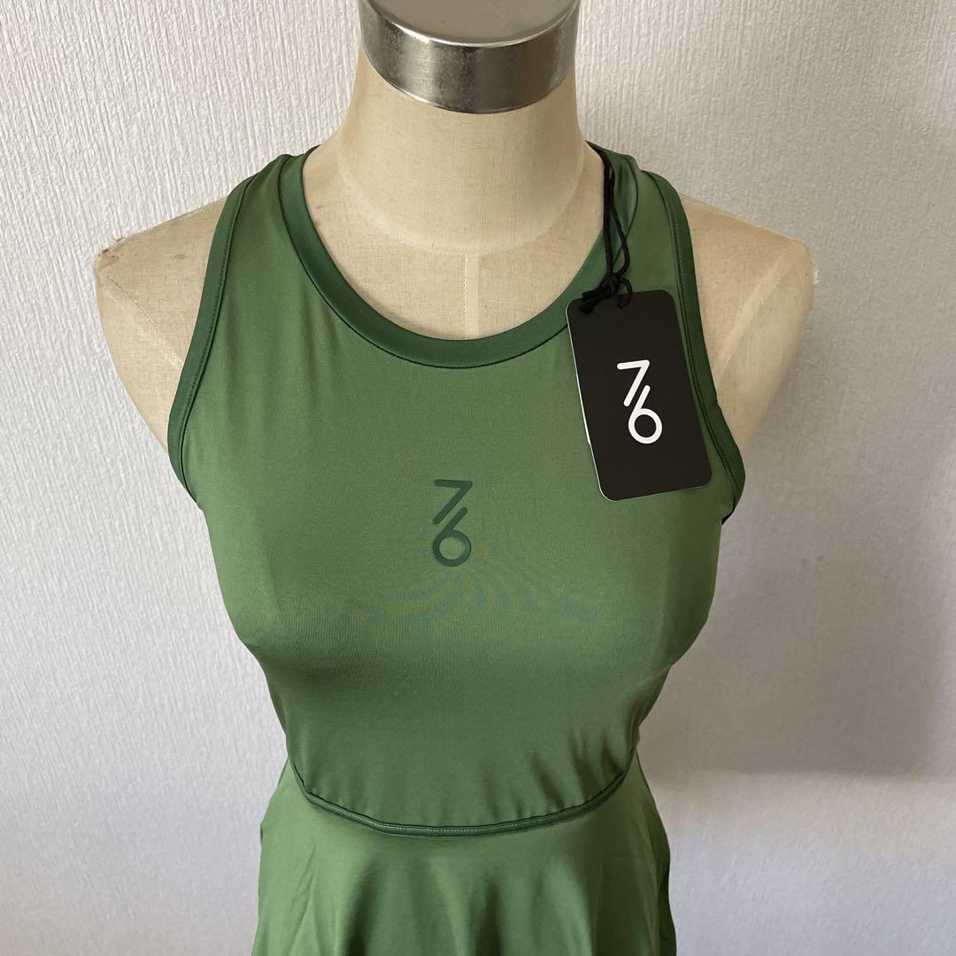 日本初上陸　セブンシックス　テニスウェア　ワンピース　グリーン