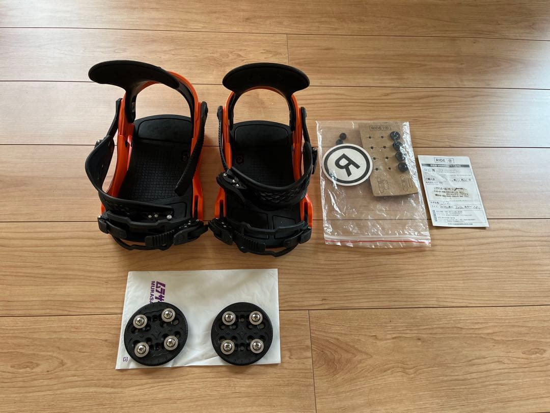 RIDE ビンディング M スノーボードバインディング