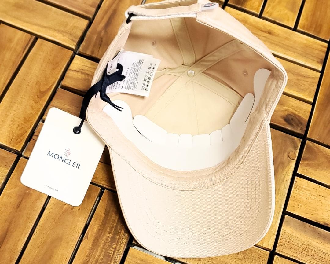 ペコ★新品 タグ付 モンクレールキッズ レディースOK キャップ Lサイズ