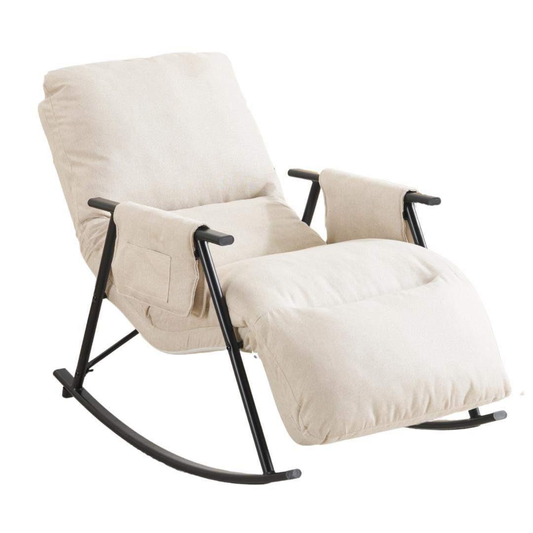 ロッキングチェア リラックスチェア 多段階調節 揺れる椅子 ふわふわ リビング
