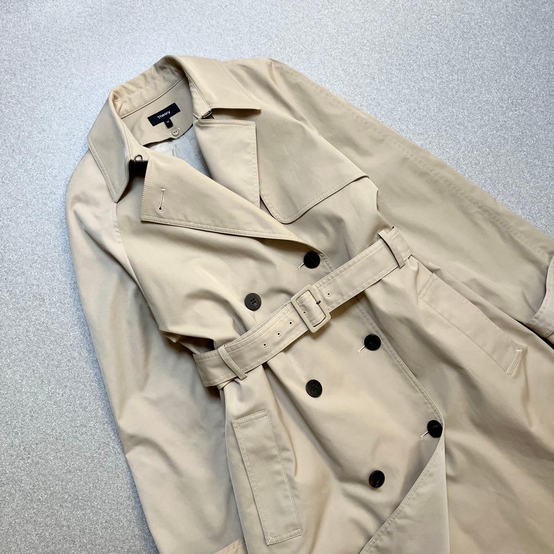 近年 セオリー Twill 3 Staple trench トレンチコート