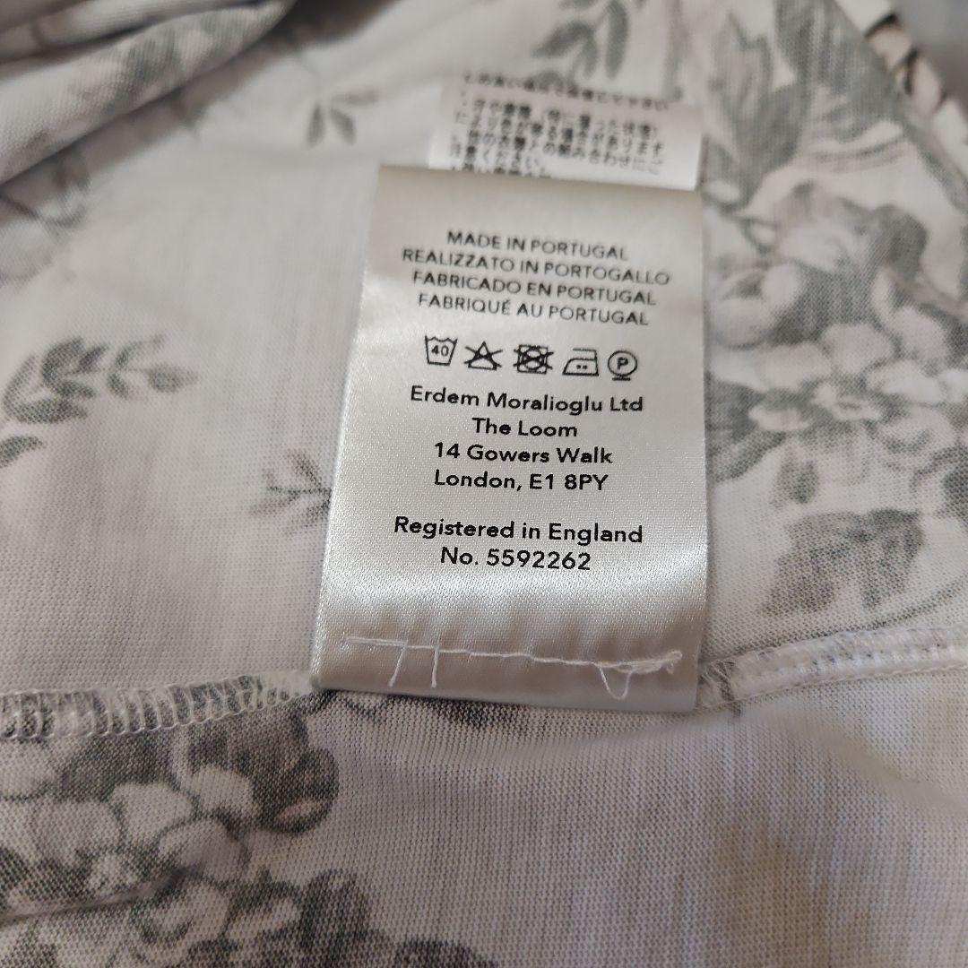 新品未使用　ERDEM フラワープリント 半袖トップス　パフスリーブ