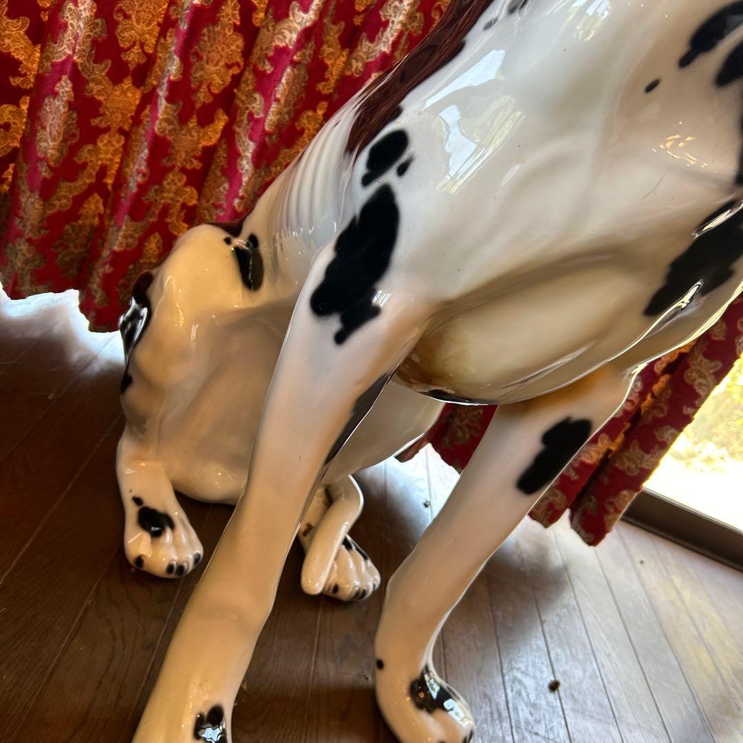 △ 犬　置物　陶器　インテリア　オブジェ　豪華