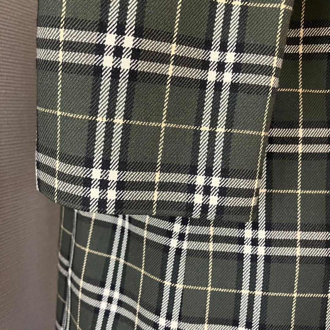 極美品 バーバリーブルーレーベル シャツワンピース ノバチェック 38