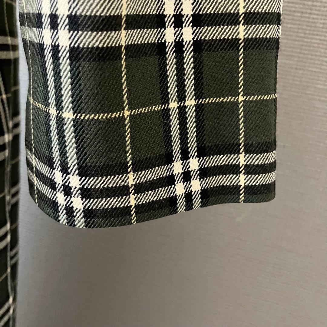 極美品 バーバリーブルーレーベル シャツワンピース ノバチェック 38