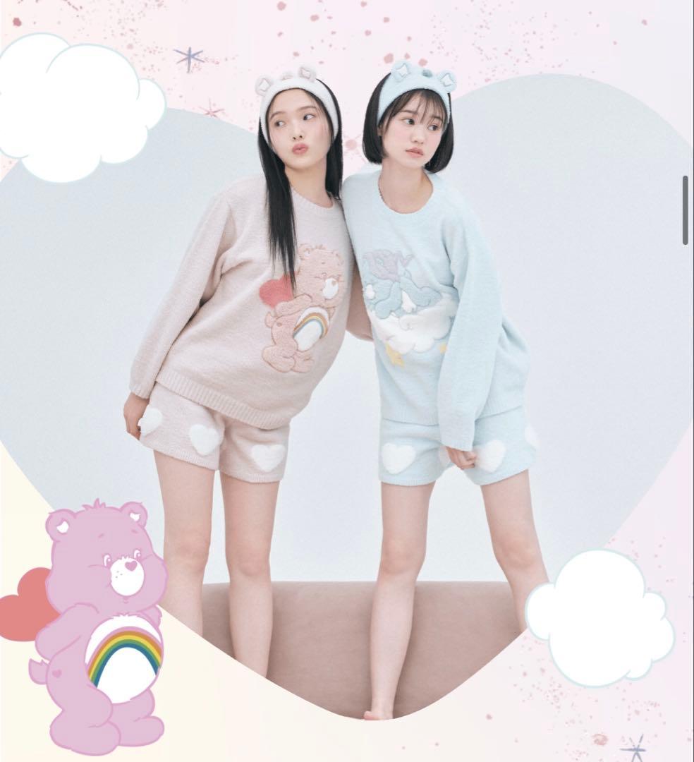 スナイデルホーム　ケアベア　プルオーバー&ショートパンツセット