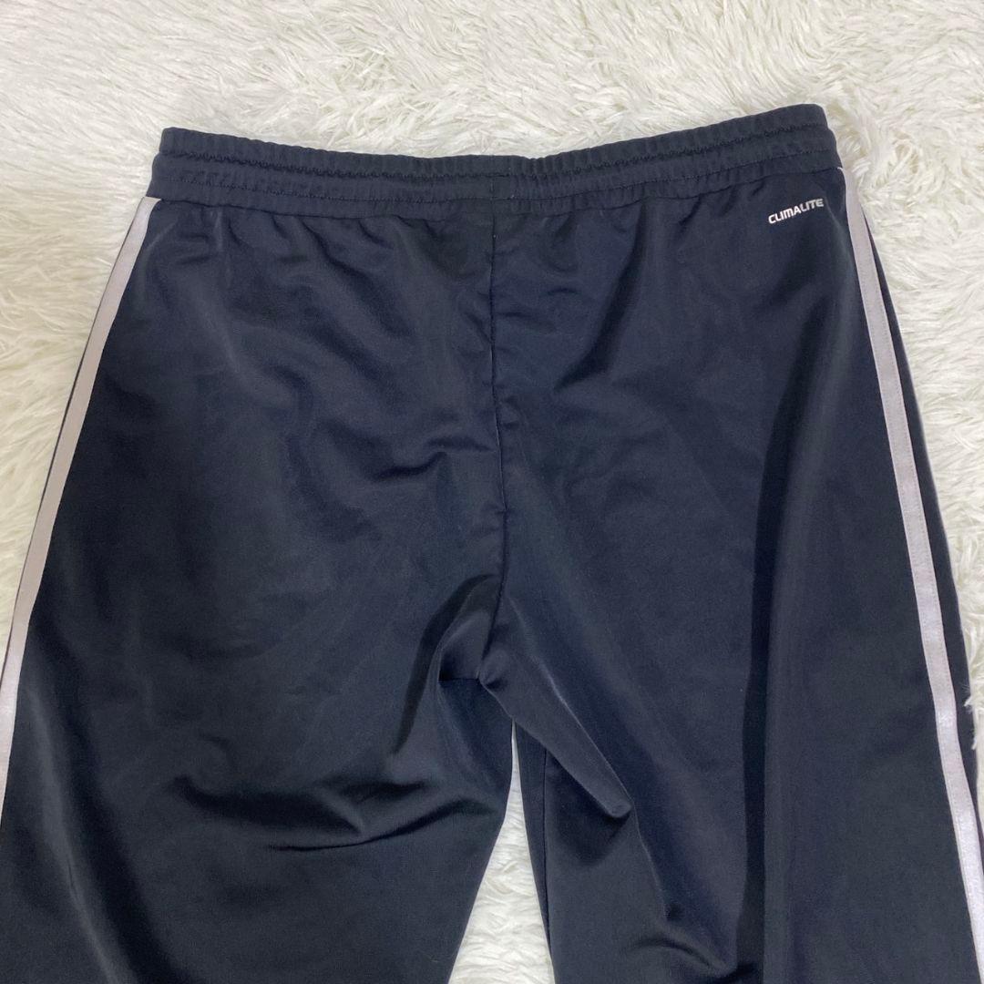 極美品 adidas アディダス トラックジャケット ジャージ ブラック L