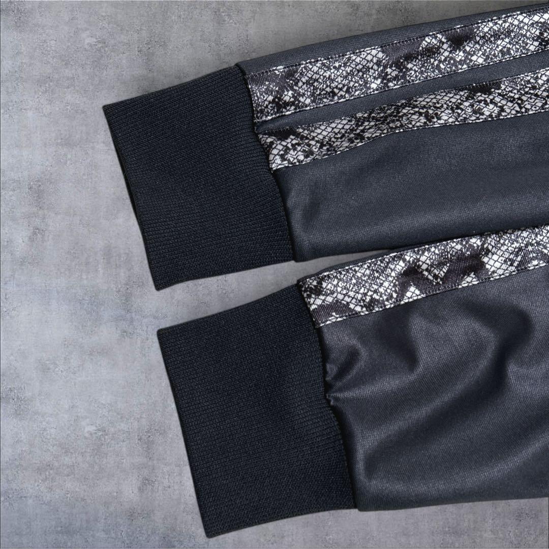 希少✨チャンピオン ジャージ セットアップ 魔裟斗モデル パイソン柄　黒　L