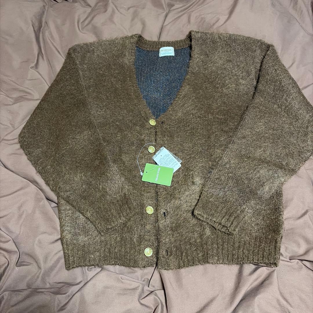 McGREGOR 別注 リラックスフィット モヘアニットカーディガン