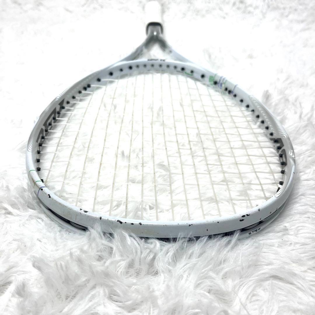 【美品】ヨネックス ナノフォース8v REV カスタムフィット ソフトテニス 白