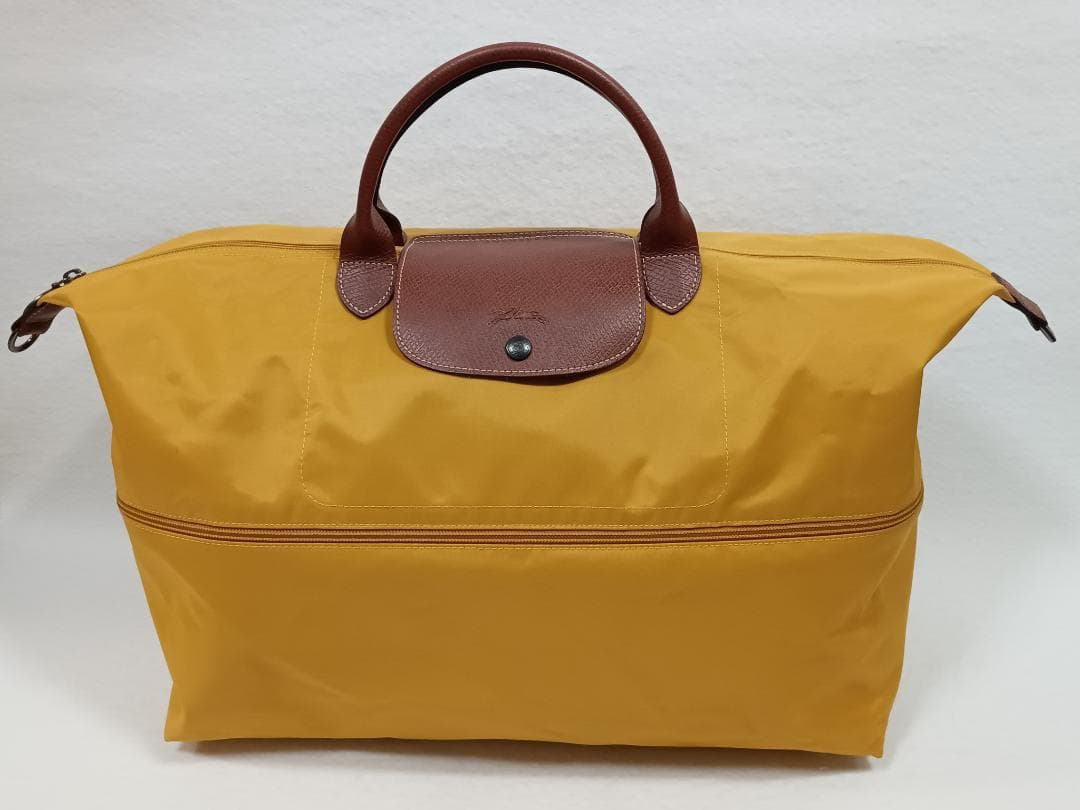 未使用　LONGCHAMP　２WAY拡張式　ボストンバッグ　トラベルバッグ
