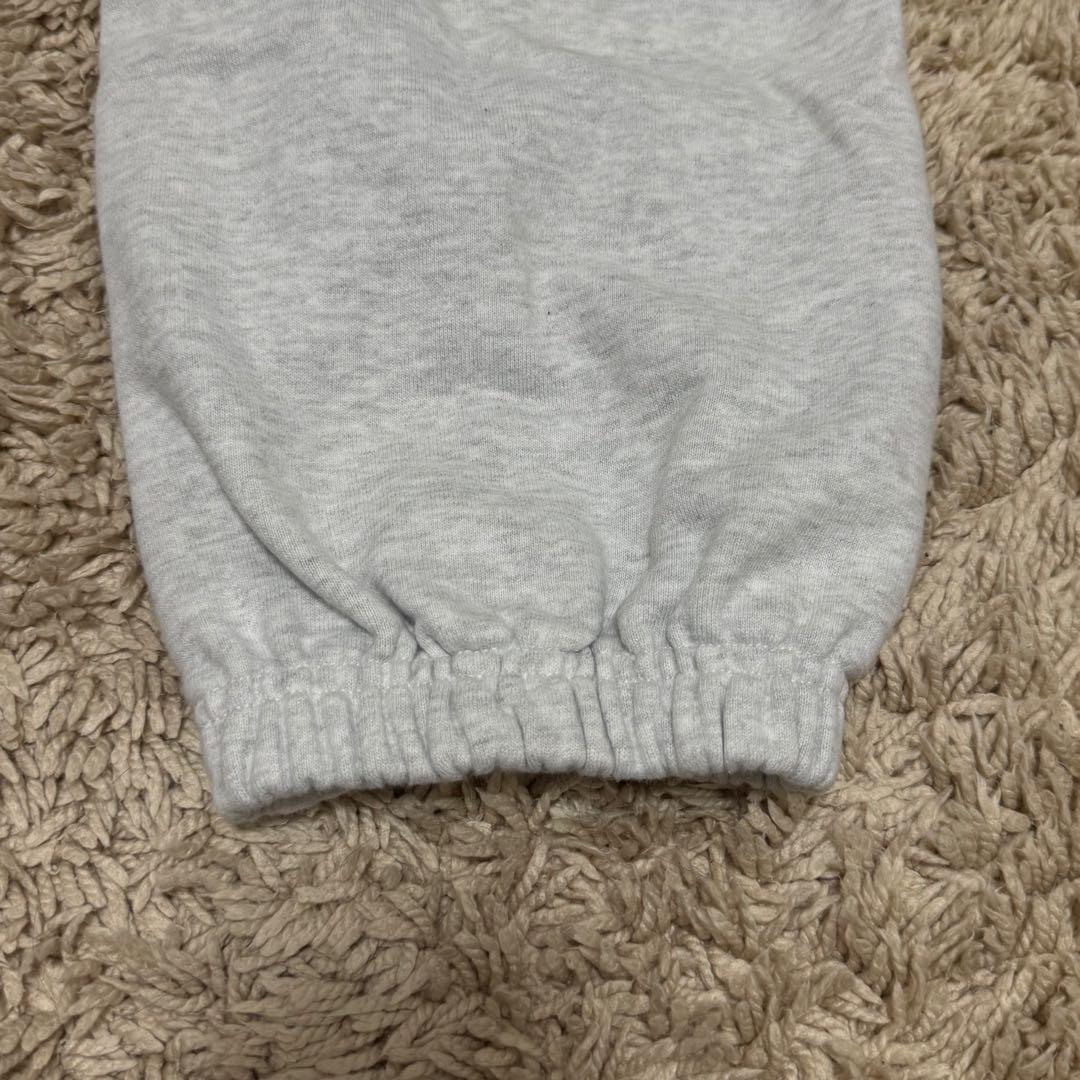 《美品》MOBB セットアップ スウェット パーカー ライトグレー ロゴ 裏起毛