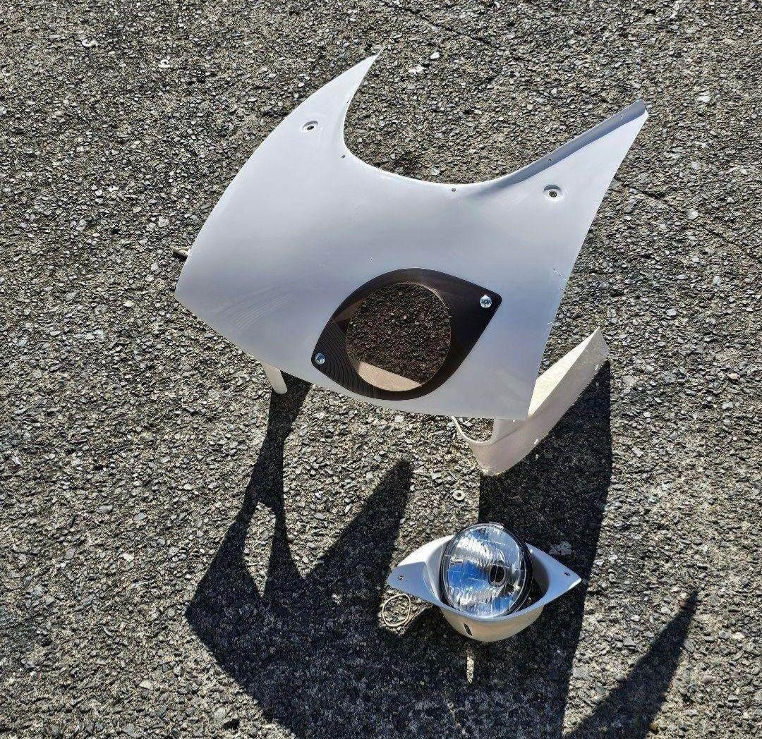 FRP製 NS-1用 耐久アッパーカウル　スモーク　ライト付き