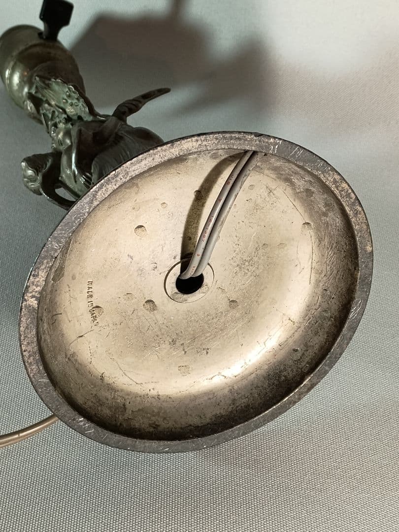 アールヌーボーアンティーク彫刻電気スタンド