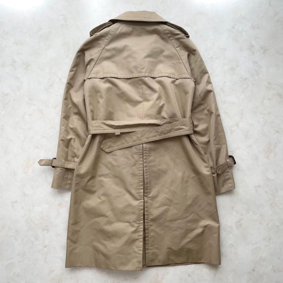 【極美品】Aquascutum　トレンチコート　ブルーライナー付き　4　Sサイズ