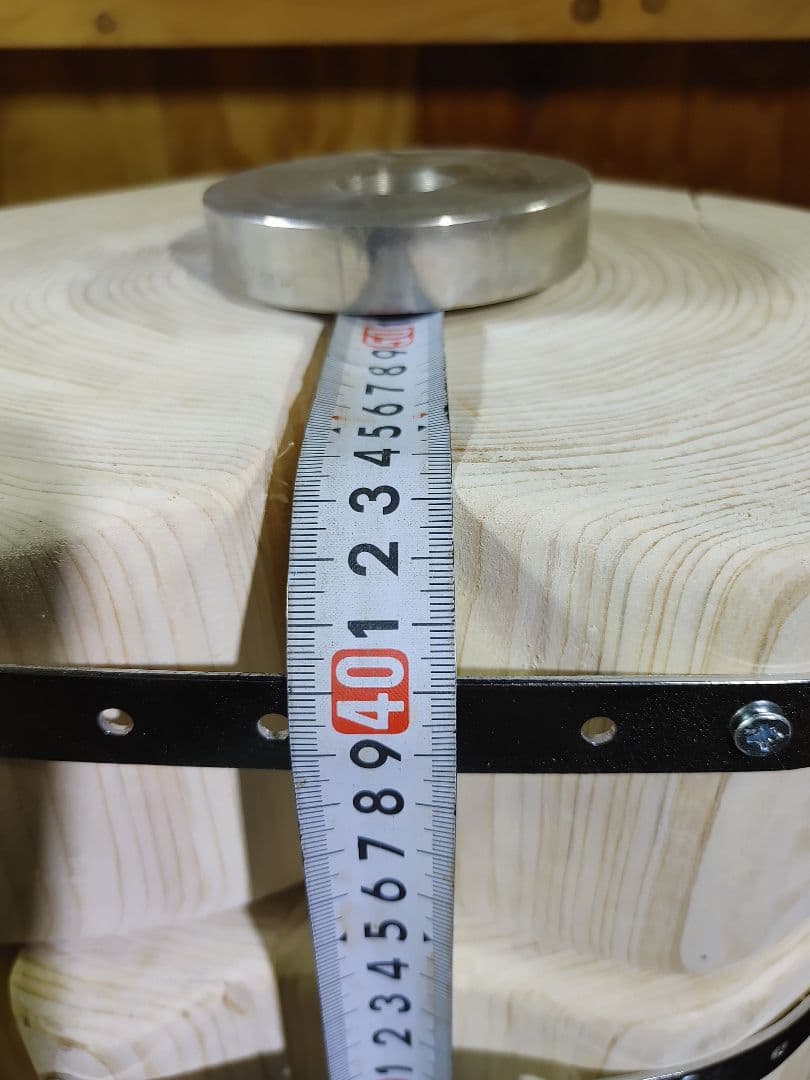 丸太 ひのき ふたご組合せハイテーブル椅子 スツール テーブル 高さ約43㎝