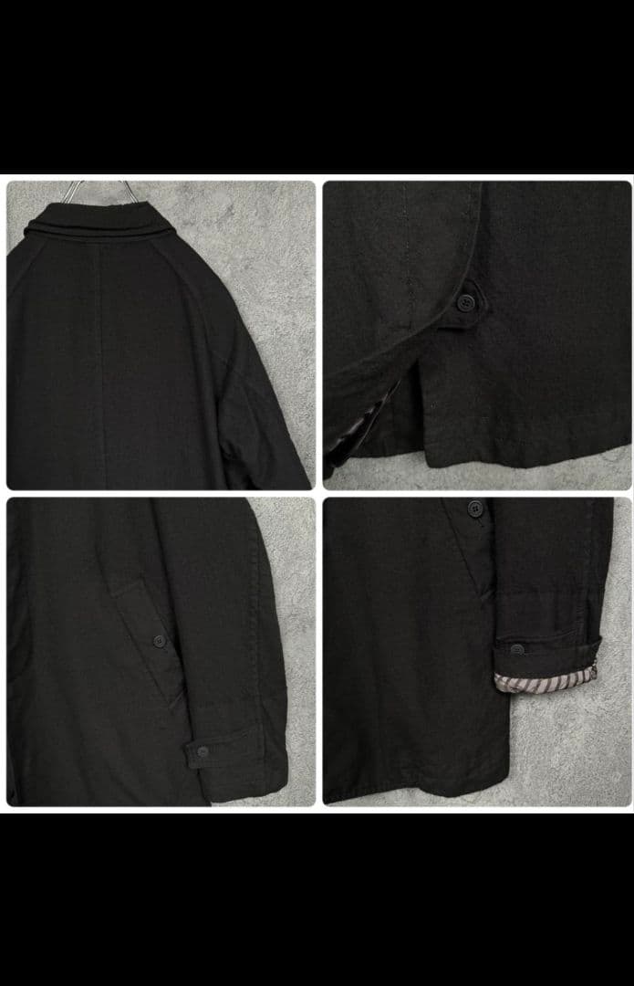 コムデギャルソン オム 13AW ウール ステンカラー バルマカーン コート