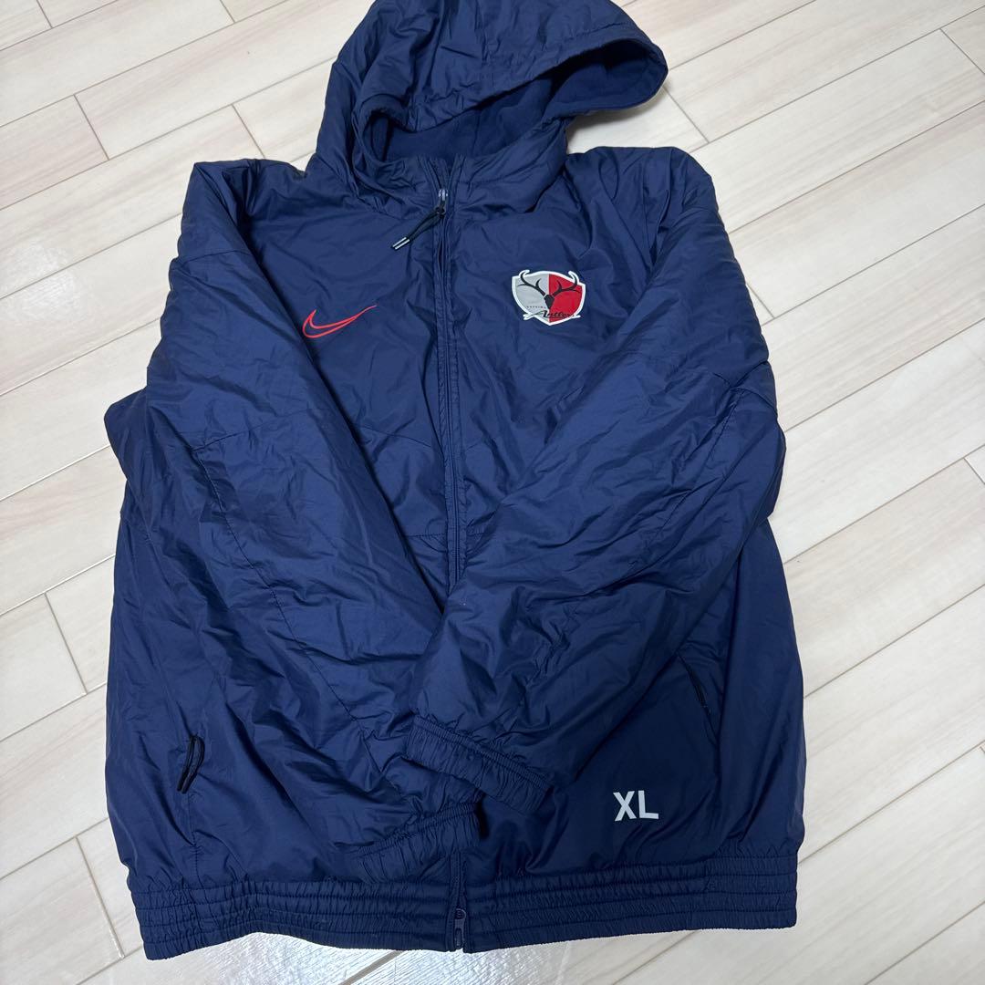 鹿島アントラーズ　NIKE ナイキ　選手着用ダウン　支給品
