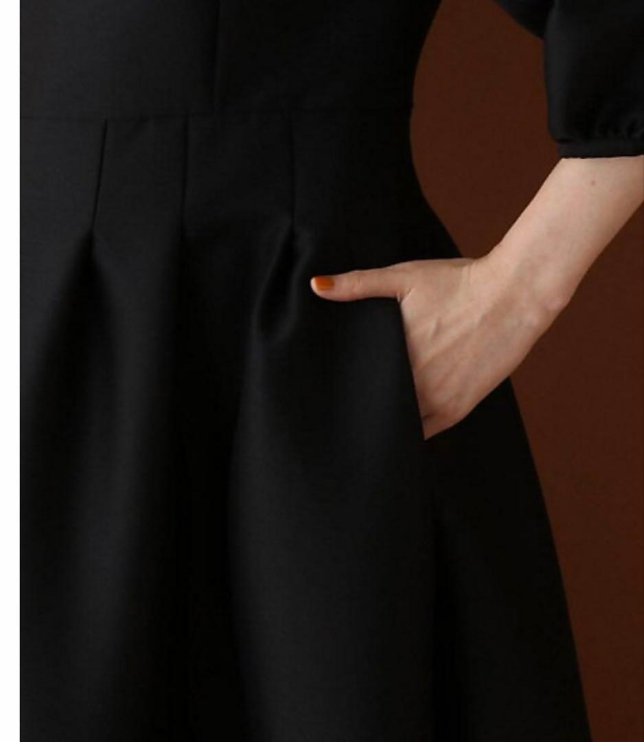 新品未使用　ドレステリア　★☆ シルエットワンピース　黒