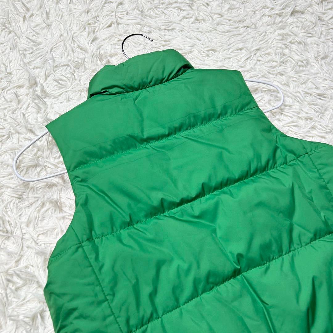 未使用級 ラルフローレン ダウンジャケット ベスト 緑 ピンク リバーシブル M