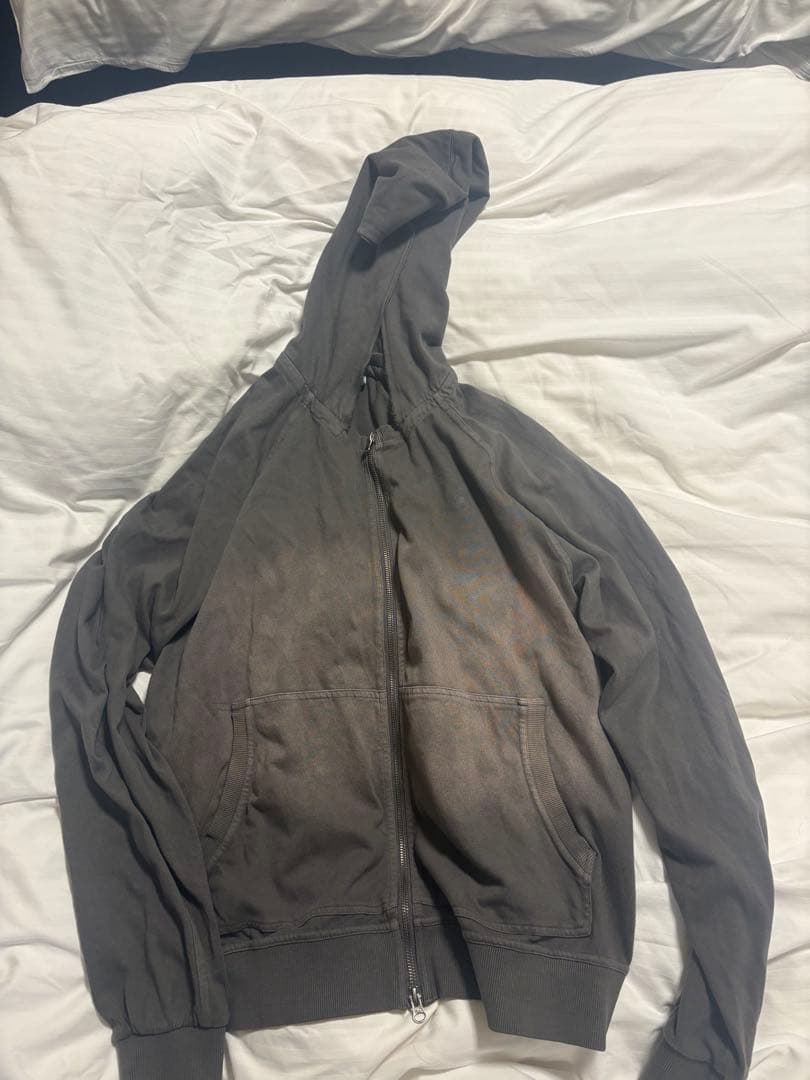 トップス SAN SAN GEAR Washed hoodie zip-up